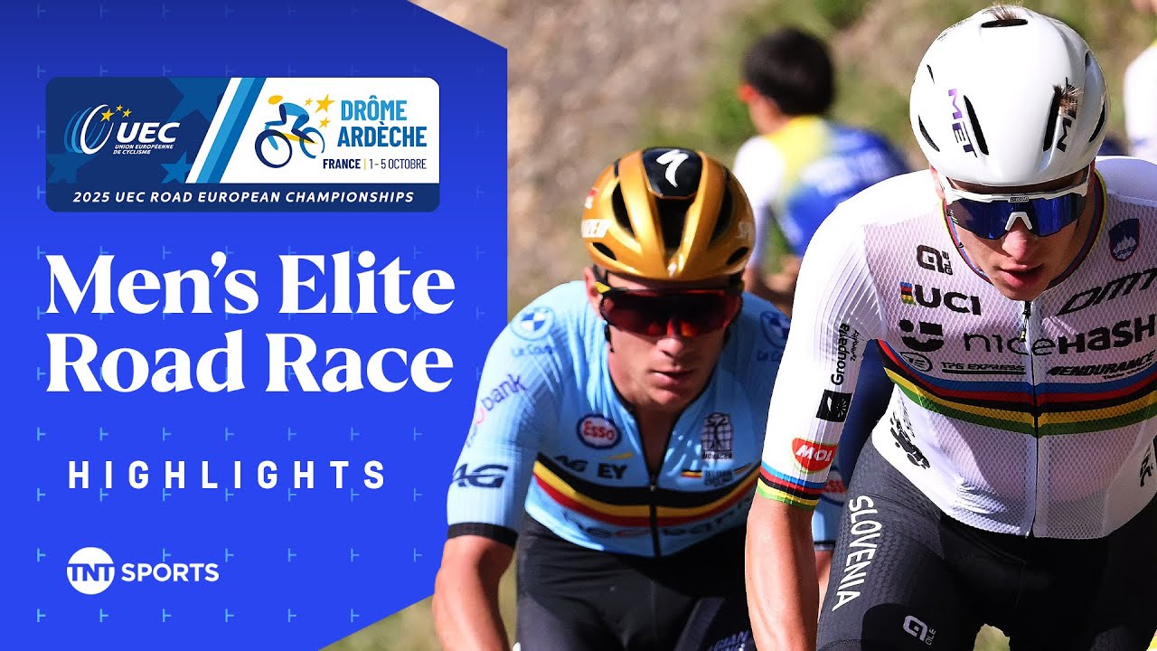 GREATNESS ACHIEVED! 👑 | Elite Men's Road Race Highlights | 2025 UEC Road European Championships