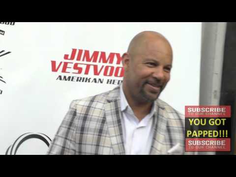 Chris Williams at Comedian Maz Jobrani's Premiere Of Jimmy Vestvood Amerikan Hero at  Laemmle Music