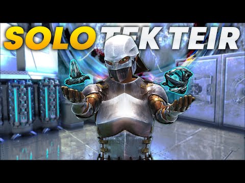 Upgrading The Best Hidden SOLO Base Location To Tek - ARK