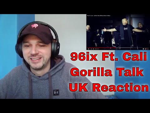 96ix Ft. Cali - Gorilla Talk (Official Music Video) - UK Reaction