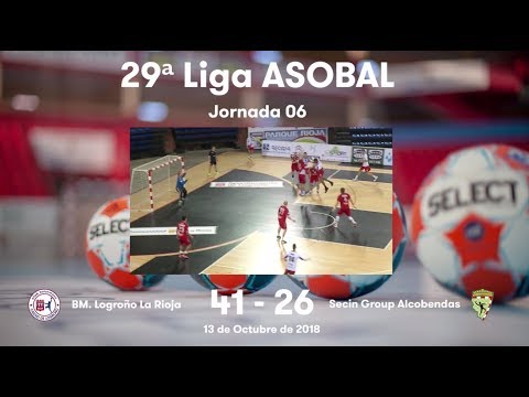 LIGA ASOBAL J06: BM. Logroño La Rioja - Secin Group Alcobendas 41-26