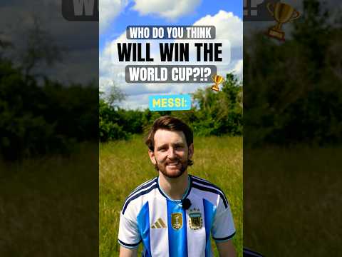Who do YOU think is going to WIN the WORLD CUP!? 🏆👀⚽️