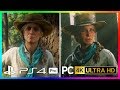 Red Dead Redemption 2 Console VS PC Graphics Comparison - PS4 Pro/Xbox One X VS 4K RDR2 PC Graphics!