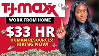 TJ MAXX Work From Home | No Phones | Human Resource Remote Jobs | TJX