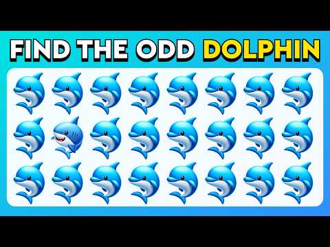 Find the ODD One Out - Sea Edition! 🐬🐚🦑 Easy, Medium, Hard - 30 levels