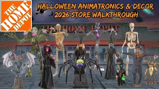 Home Depot NEW 2026 Halloween Animatronics & Decor Store Walkthrough 