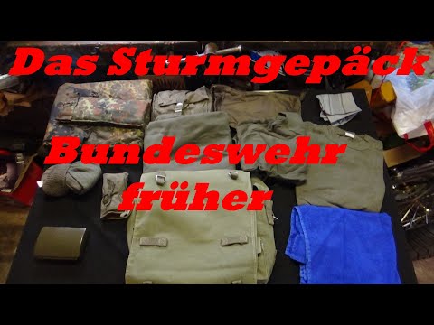 Das Sturmgepäck Bundeswehr Ausrüstung früher