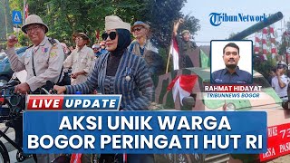 Meriahkan HUT RI, Warga Bogor Gelar Aksi Unik, dari Tank Baja hingga Sepeda Ontel