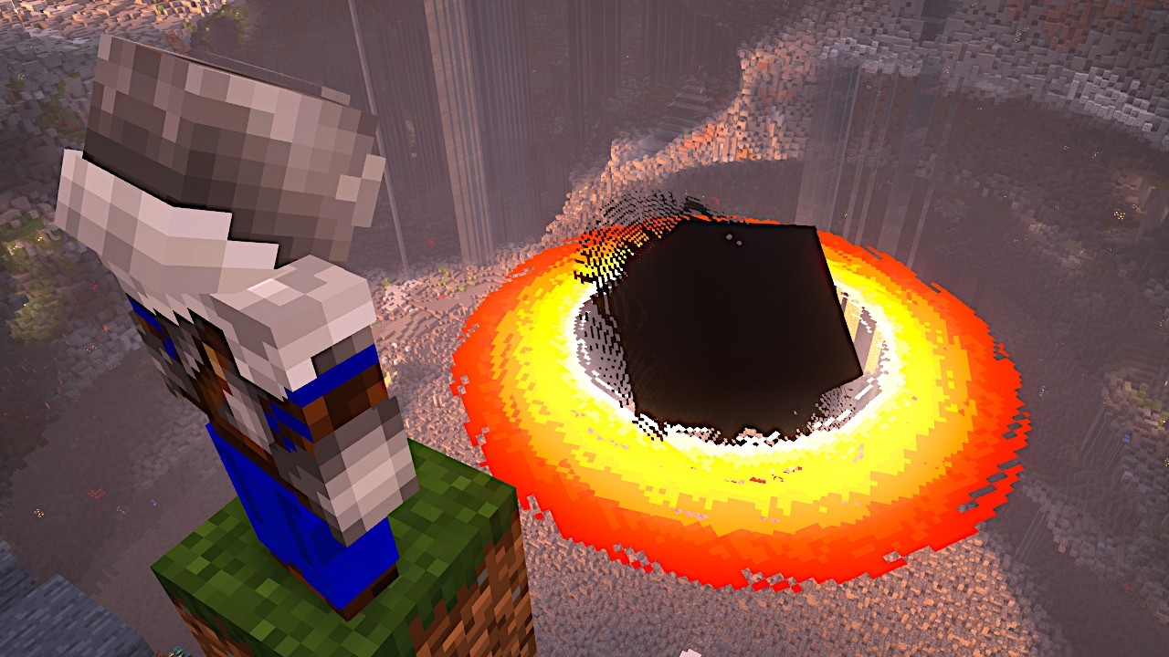 Destroying Minecraft's Entire World With Nuke Mods