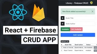 Complete React Firebase CRUD Project | Firebase and Firestore With ReactJs Tutorial for Beginners