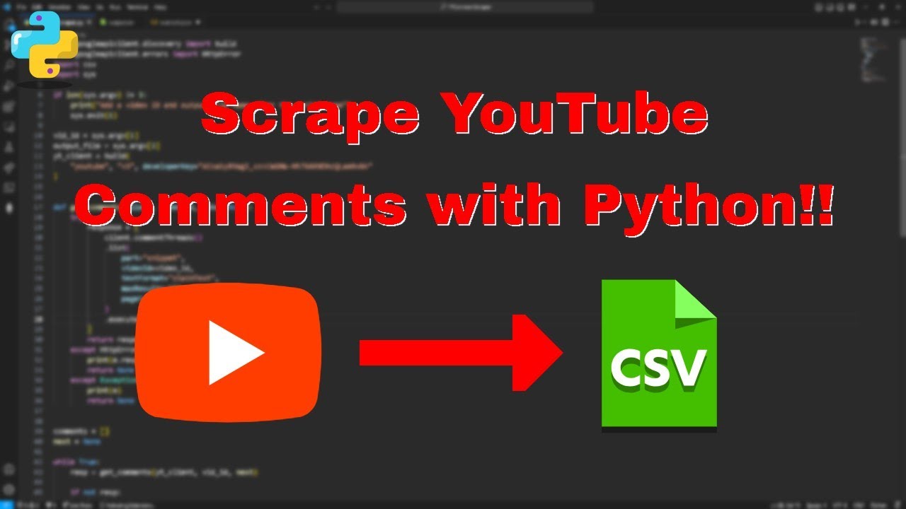 Scrape YouTube Comments With Python: Step-by-Step Tutorial