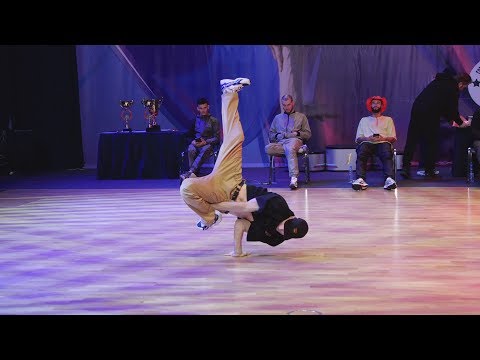 semifinal bboy Milky Rock vs Groovy - брейкданс чемпионат г.Москва