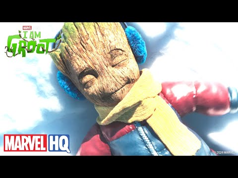 Groot en la nieve | Yo Soy Groot | Marvel HQ España