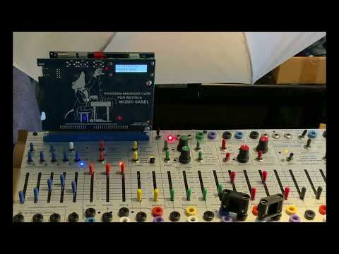 Buchla Program Manager Easel Card