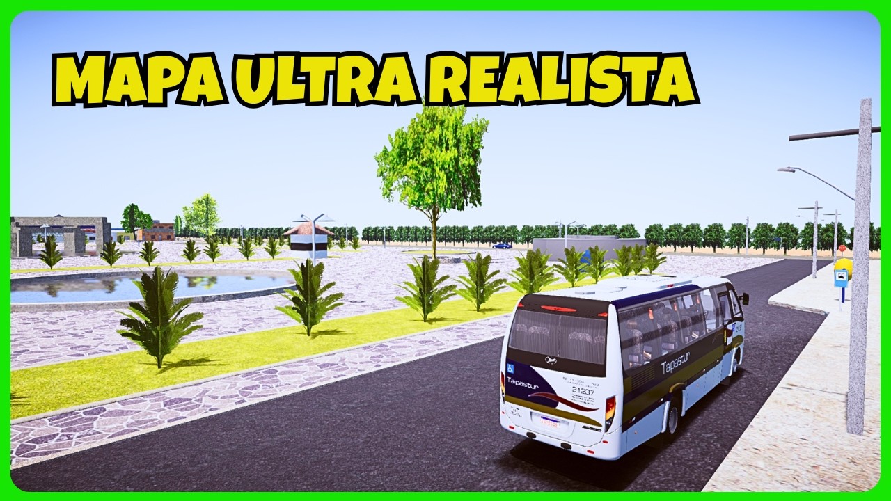 ????Proton Bus Simulator | Mapa Santo Amaro V1.3 Oficial | Mods | Simulador de Ônibus