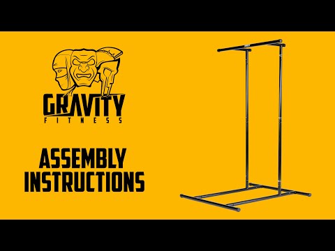 How to assemble your Gravity Fitness Portable Pull Up Rack