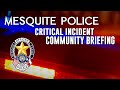 Critical Incident Community Briefing - OIS February 19, 2024
