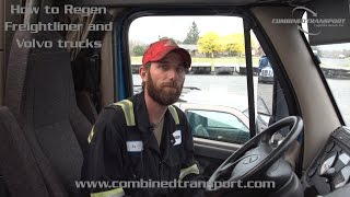 How to Regen for Freightliner and Volvo trucks