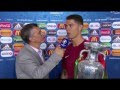 UEFA EURO 2016: Cristiano CR7 Ronaldo afterMatch interview POR-FRA 10.07.2016 [engl]