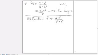Sketching rational functions - part 2: Hill functions