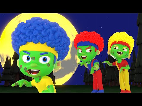 Танец Зомби (С мультяшными героями) | D Billions Детские Песни