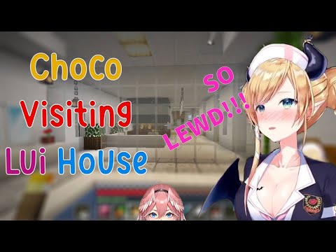 Noises V - Choco Visiting Lui's House in Minecraft and Found it Lewd?!!!!