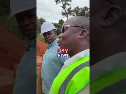 Residents and motorists criticise the Bediako–Kasapin road contractor’s slow pace