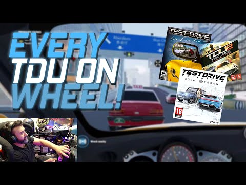 Every Test Drive Unlimited game on a racing wheel!