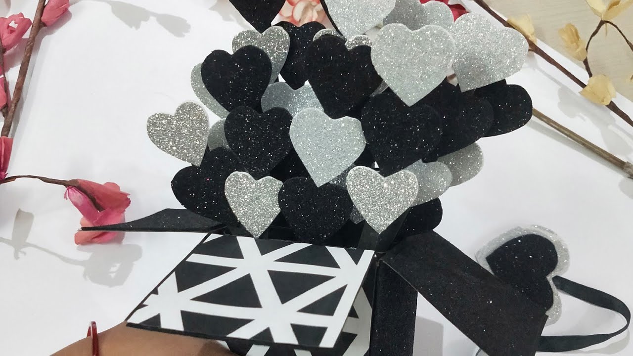 3D Pop Up Card | Birthday Card DIY | Explosion Box for Scrapbook | Handmade Greetings Card