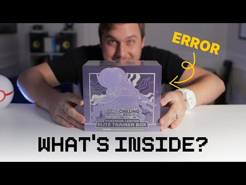 Chilling Reign: (Pokemon Center) Elite Trainer Box OPENING!