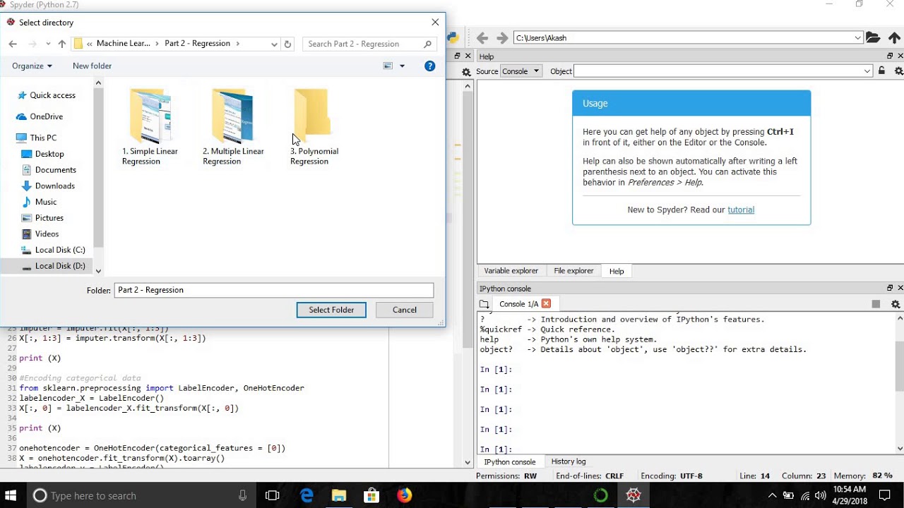 Regression - 15: Pre-processing Data in Polynomial Regression.