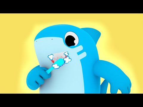 Escove Os Dentes🦈 SHARK ACADEMY 🦈 Músicas Infantis | O Reino Infantil