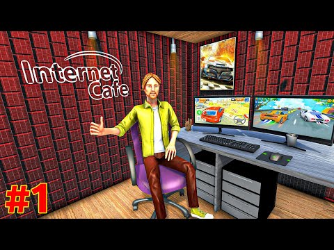 I OPENED MY OWN INTERNET CAFE 🤓 | INTERNET GAMER CAFE SIMULATOR #1