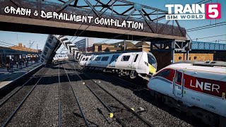 Train Sim World 5 Crash & Derailment Compilation