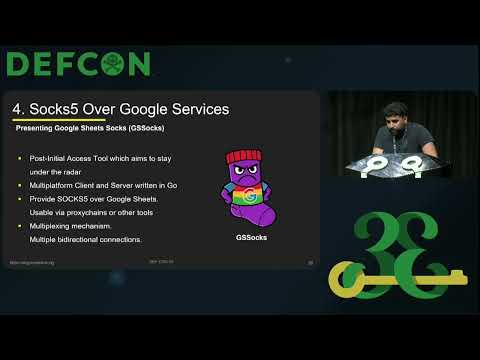 DEF CON 33 - RATs & Socks abusing Google Services - Valerio 'MrSaighnal' Alessandroni