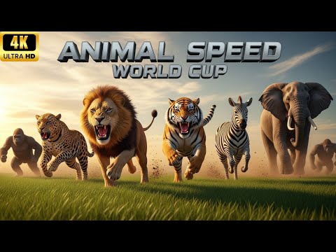 Animal Speed Race World Cup | Who Is The Fastest Animal in the World?