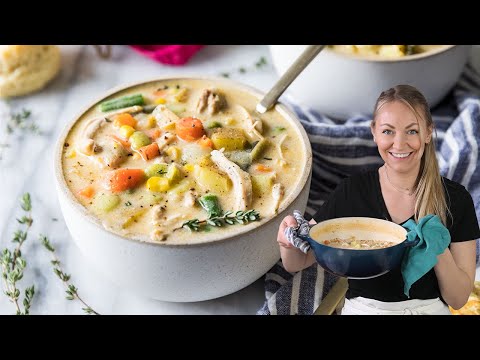 Quick, One-Pot Chicken Pot Pie Soup
