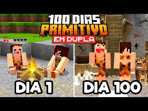 SOBREVIVI 100 DIAS NA PRÉ HISTÓRIA DO MINECRAFT - O FILME