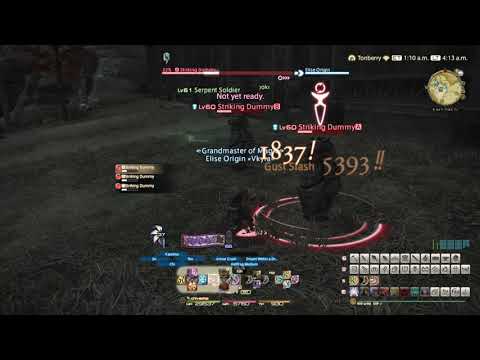 [FINAL FANTASY XIV Stormblood] Job Actions Showcase: Ten Chi Jin x Lv 70 Ninja Artifact Gear