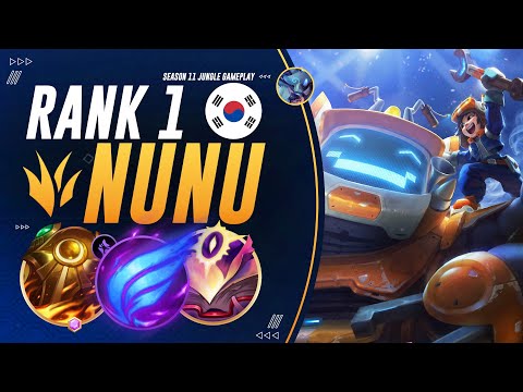 Rank 1 Nunu Jungle: Be EVERYWHERE & Carry In Season 11! | Jungle Gameplay Guide & Snowball Builds