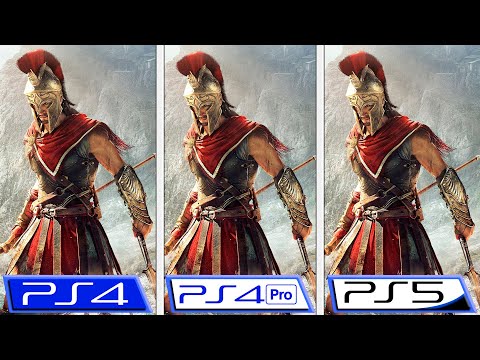 Assassin's Creed: Odyssey | PS5 - PS4 Pro - PS4 | 60FPS Patch Comparison & Framerate Test