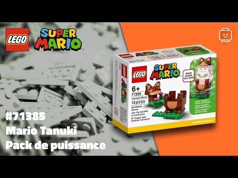 Vidéo LEGO Super Mario 71385 : Mario tanuki - Pack de puissance