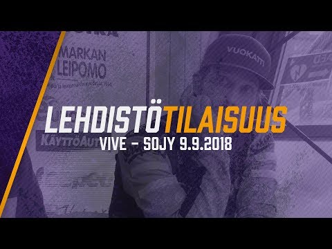Lehdistötilaisuus: ViVe - SoJy 9.9.2018