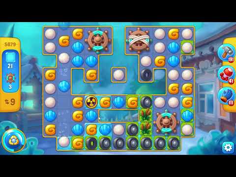Fishdom 5679 Super Hard Level - 14 moves - NO BooSTERS