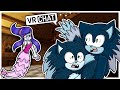 Movie Sonic The Werehog And Modern Sonic The Werehog Meet Lah In VR CHAT