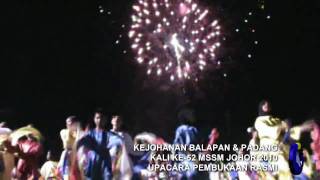preview picture of video 'Kejohanan Balapan & Padang kali ke52 MSSM Johor - Upacara Pembukaan Rasmi - Segmen 3/3 [HQ]'