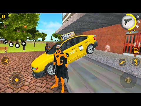 Naxeex Superhero Simulator #2 - Car Driving and Escape From Cops - Android Gameplay