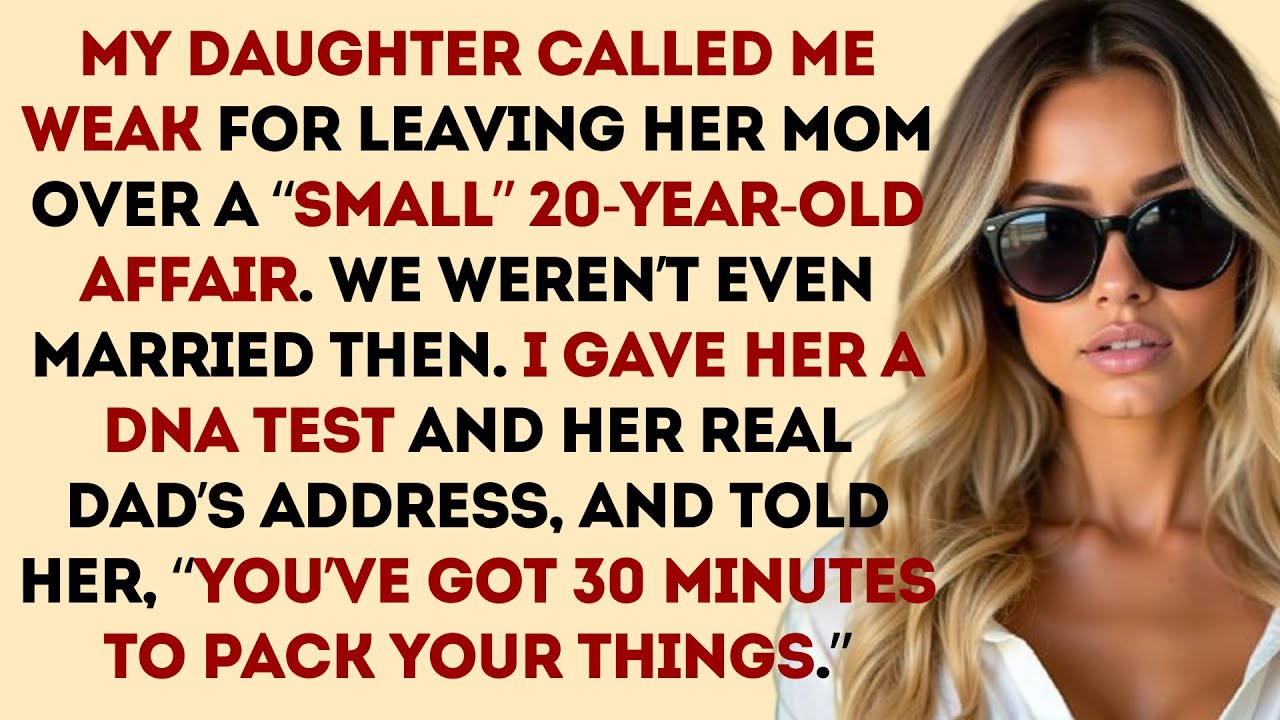 She Defended Her Mom’s Betrayal — I Gave Her A DNA Test And Said: “30 Mins, Pack Your Stuff.”