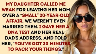 She Defended Her Mom’s Betrayal — I Gave Her A DNA Test And Said: “30 Mins, Pack Your Stuff.”