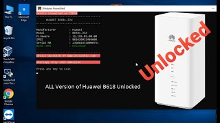 How to to unlock Huawei B618 all version zain viva stc mobiley etc